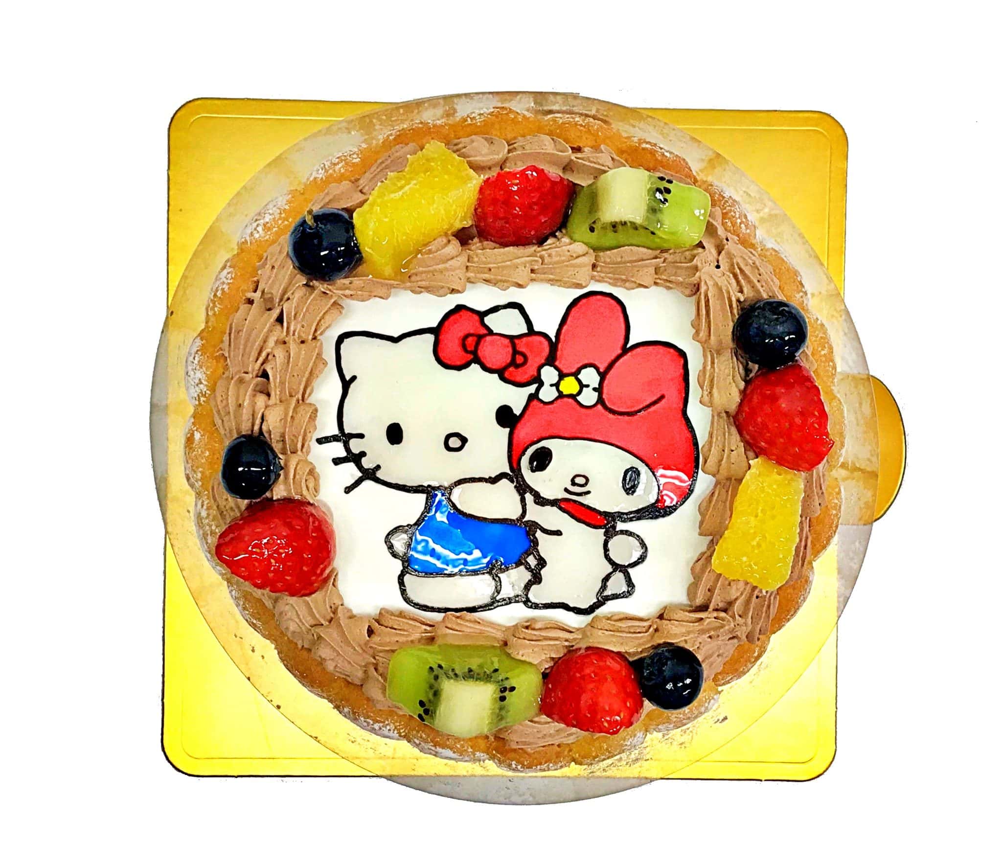 キティちゃんとマイメロちゃん Sサイズ キャラクターケーキ通販fundeco ファンデコ