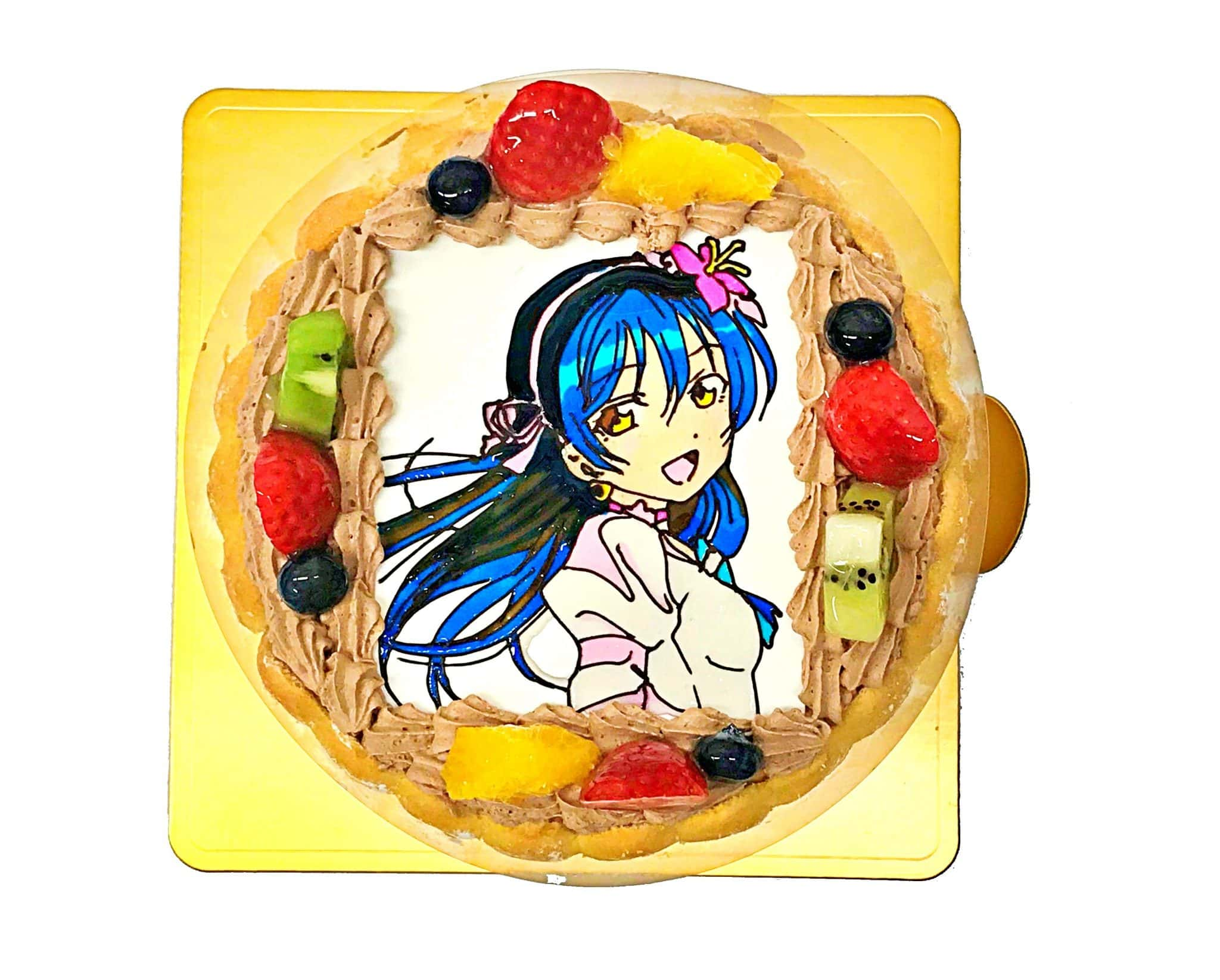 推しケーキ ラブライブの園田海未 Sサイズ キャラクターケーキ通販fundeco ファンデコ